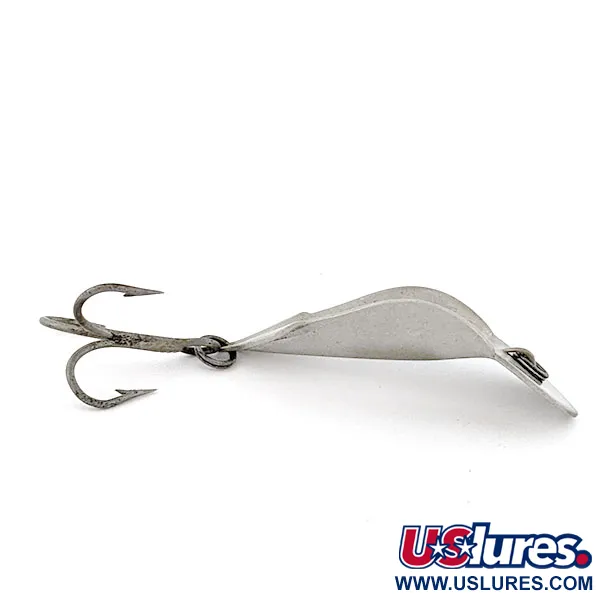 Vintage   Buck Perry Spoonplug, 3/16oz silver fishing spoon #18100