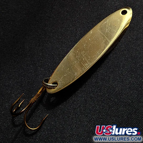 Vintage  Acme Kastmaster, 3/8oz gold fishing spoon #18109