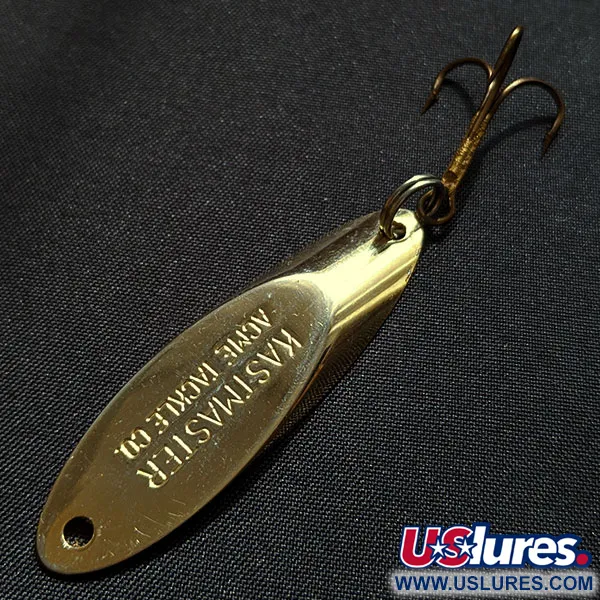 Vintage  Acme Kastmaster, 3/8oz gold fishing spoon #18109