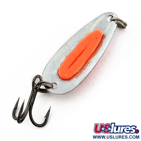 Vintage   Blue Fox Pixee UV, 1/8oz nickel/pink UV  glows fishing spoon #18111