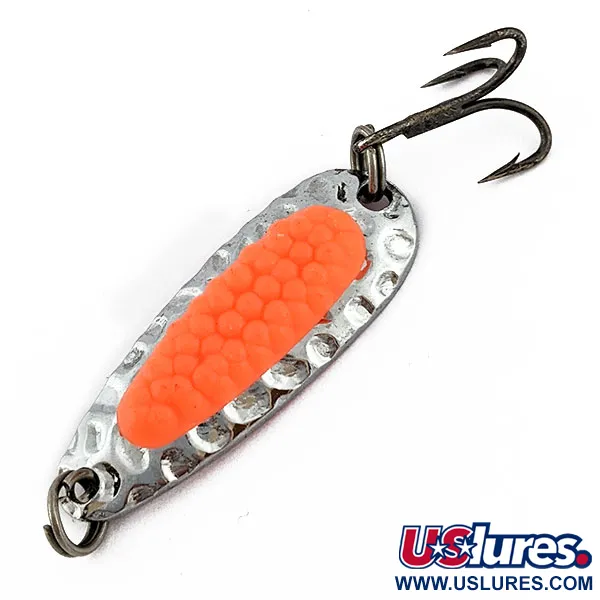 Vintage   Blue Fox Pixee UV, 1/8oz nickel/pink UV  glows fishing spoon #18111