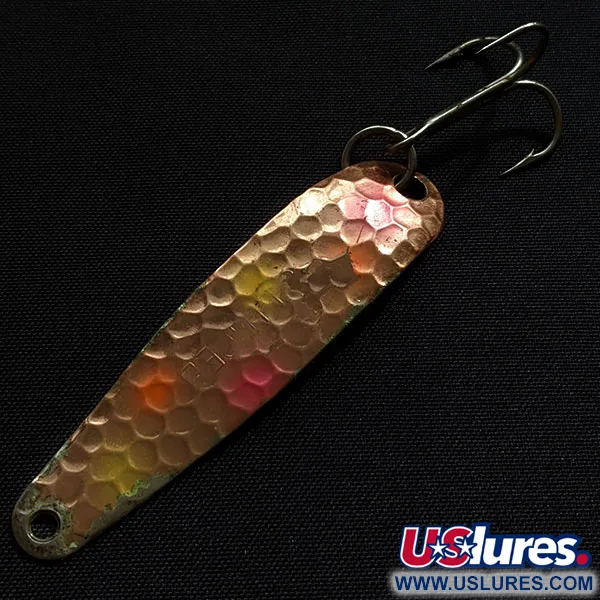 Vintage  Advance tackle Stinger Scorpio , 1/8oz Copper fishing spoon #18116