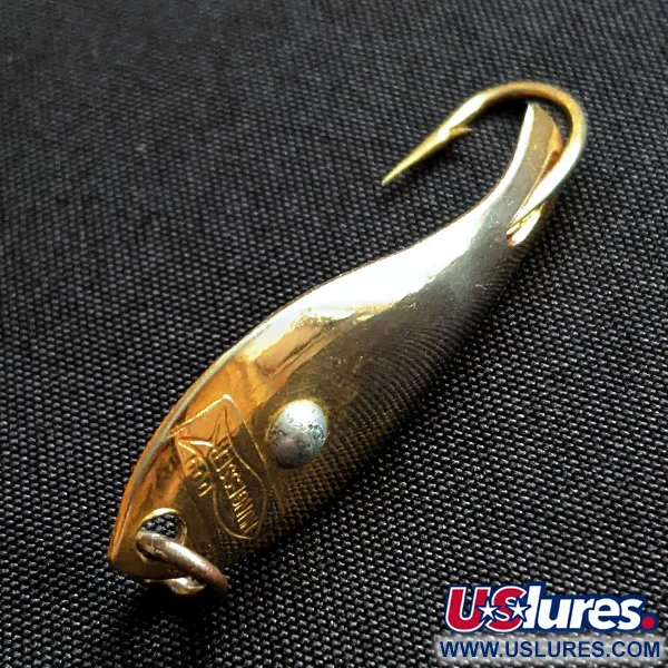 Vintage  Nungesser Troller Nungesser, 1/16oz gold fishing spoon #18143