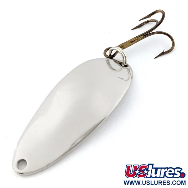 Vintage  Seneca Little Cleo (Hula Girl), 1/3oz nickel fishing spoon #18146