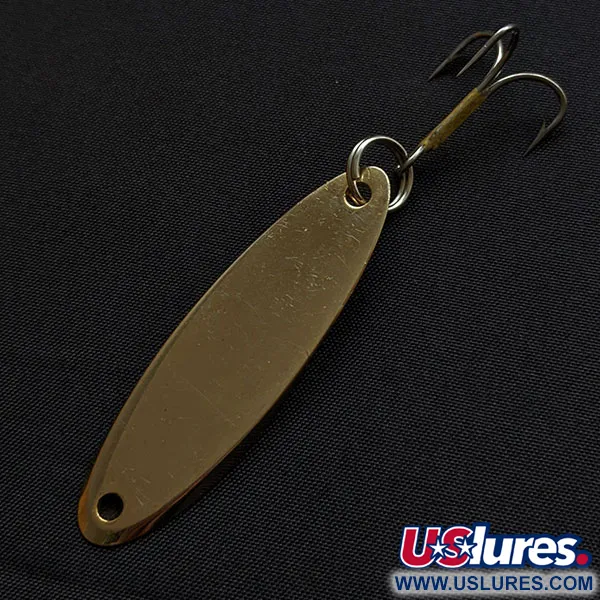 Vintage  Acme Kastmaster, 1/2oz gold fishing spoon #18154
