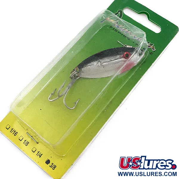   Wahoo Key Largo Swim'n Fin (Rattle), 2/5oz silver fishing spoon #18160