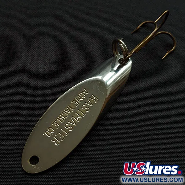 Vintage  Acme Kastmaster, 3/8oz nickel fishing spoon #18161