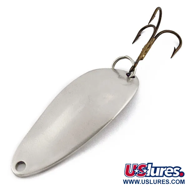 Vintage  Seneca Little Cleo (Hula Girl), 1/3oz nickel fishing spoon #18175