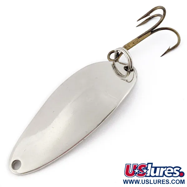 Vintage  Seneca Little Cleo (Hula Girl), 1/3oz nickel fishing spoon #18182