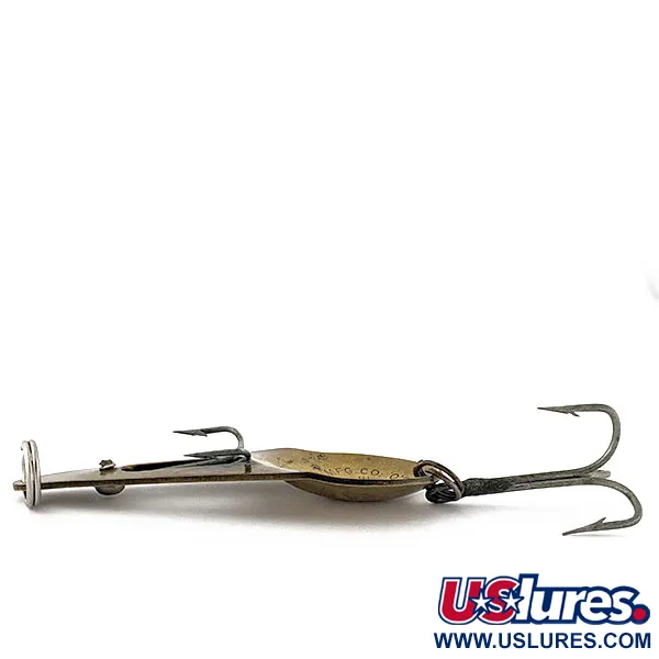 Vintage   James Aitken Muskielure , 1/2oz brass fishing spoon #18197