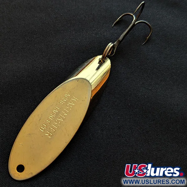 Vintage  Acme Kastmaster, 1oz gold fishing spoon #18198