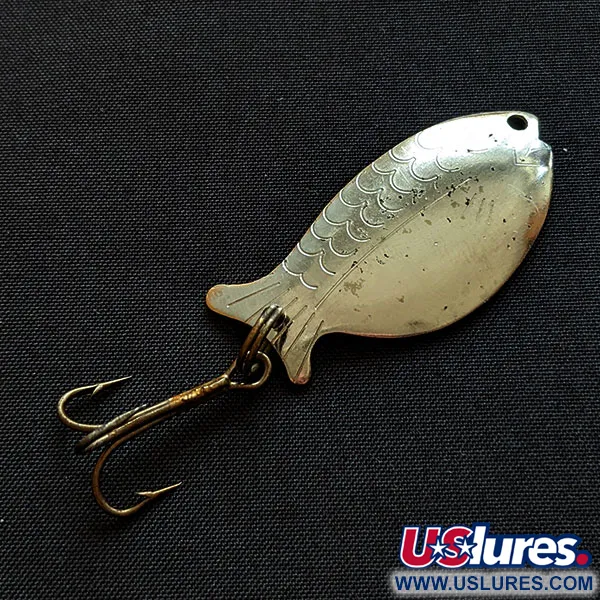 Vintage   Ideal Products Mr Fish, 3/16oz nickel fishing spoon #18201
