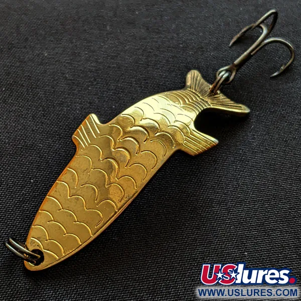 Vintage   Acme Phoebe, 1/4oz gold fishing spoon #18204