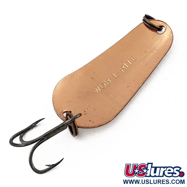 Vintage  Acme Wob-L-Rite, 1/8oz copper/nickel fishing spoon #19718