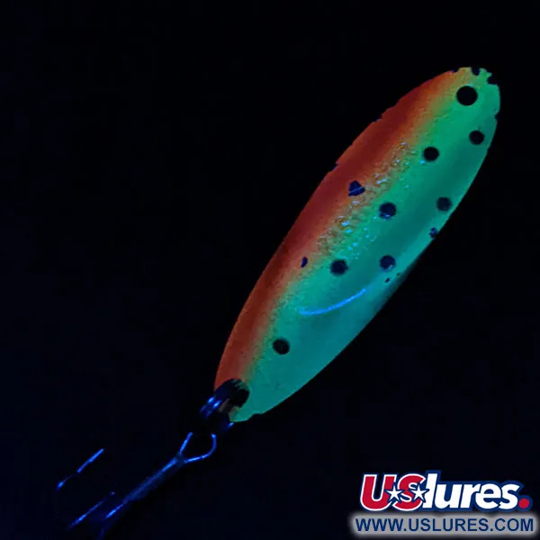 Vintage  Acme Kastmaster UV, 3/4oz Fire Tiger fishing spoon #18208