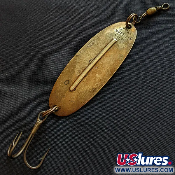Vintage   Herter's Markinac Spoon, 1/2oz brass fishing spoon #18210