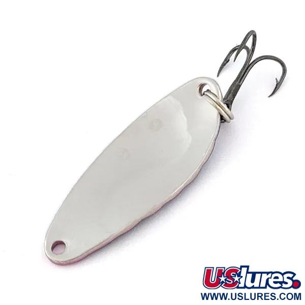 Vintage   Acme Little Cleo bubbles, 1/4oz purple/nickel fishing spoon #18218