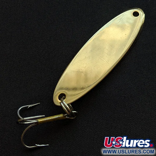 Vintage  Acme Kastmaster, 3/4oz gold fishing spoon #18235
