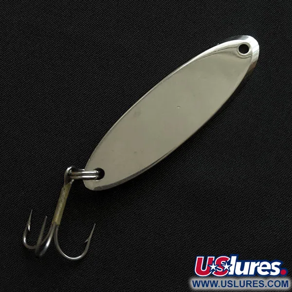 Vintage  Acme Kastmaster, 3/4oz nickel/blue fishing spoon #18239