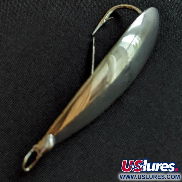 Vintage   Johnson Silver Minnow, 2/5oz silver fishing spoon #18257