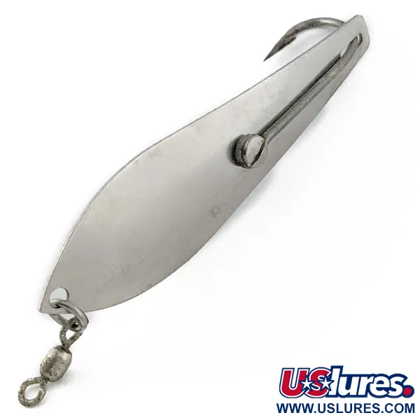 Vintage  Other Capt Action, 2/5oz nickel fishing spoon #18273