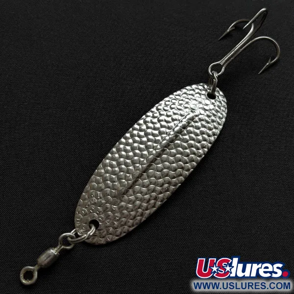 Vintage   Williams Wabler W50, 1/2oz silver fishing lure #18275