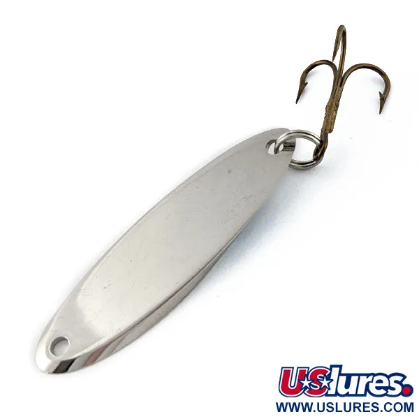 Vintage  Acme Kastmaster, 3/8oz nickel/blue fishing spoon #18276