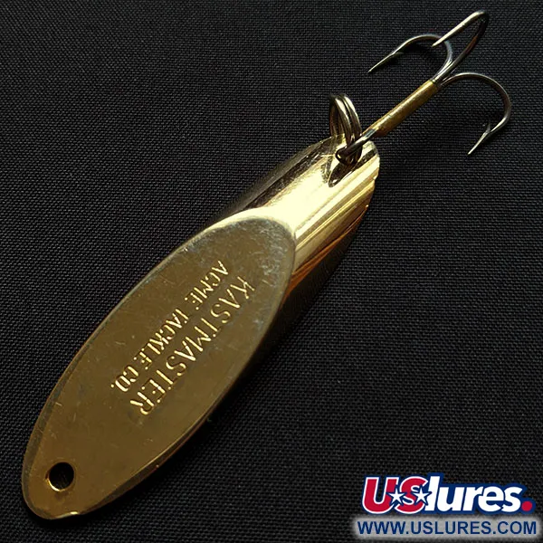 Vintage  Acme Kastmaster, 3/4oz gold fishing spoon #18279