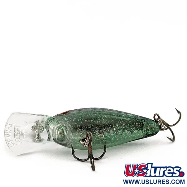 Vintage   Rebel Crank R , 1/3oz green fishing lure #18294