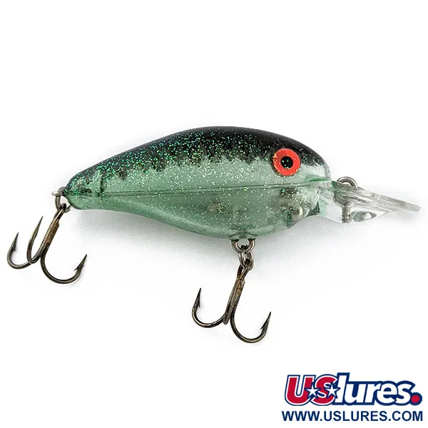 Vintage   Rebel Crank R , 1/3oz green fishing lure #18294