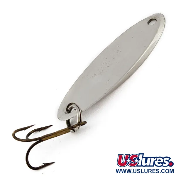 Vintage   Atlantic Lures Auto-cast, 1/2oz nickel fishing spoon #18296