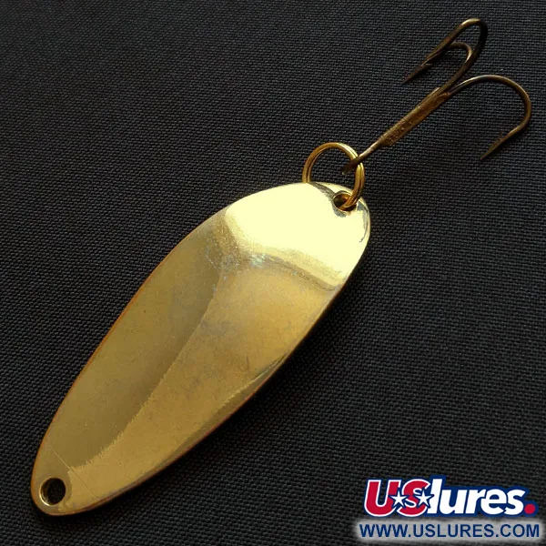 Vintage   Acme Little Cleo, 1/3oz gold fishing spoon #18311