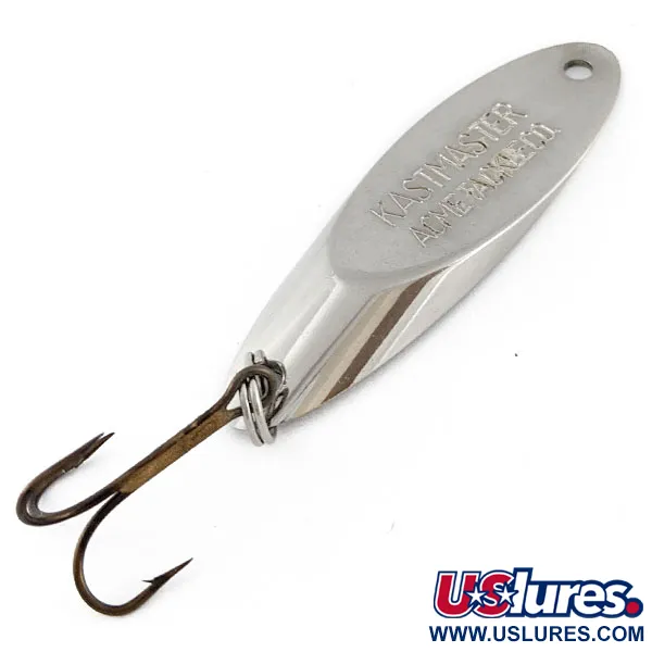 Vintage  Acme Kastmaster, 1/2oz nickel fishing spoon #18335