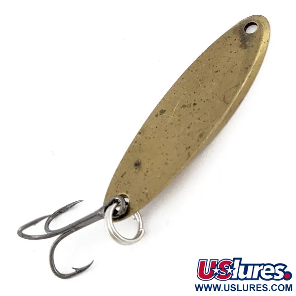 Vintage  Acme Kastmaster, 1/4oz brass fishing spoon #18344