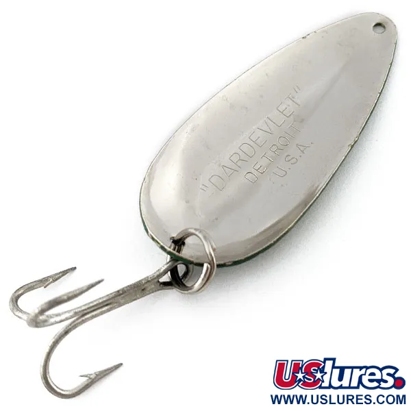 Vintage  Eppinger Dardevle Dardevlet, 3/4oz frog fishing spoon #18358