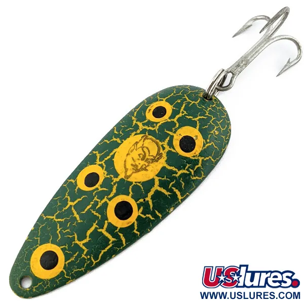 Vintage  Eppinger Dardevle Dardevlet, 3/4oz frog fishing spoon #18358
