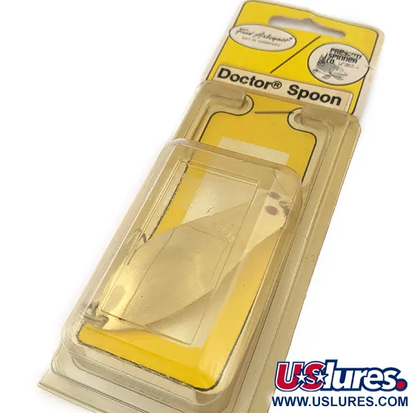  Prescott Spinner Little Doctor 265, 1/3oz gold fishing spoon #18500