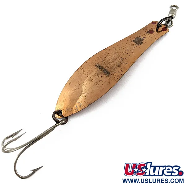 Vintage  Prescott Spinner Little Doctor troll, 3/5oz copper fishing spoon #18405