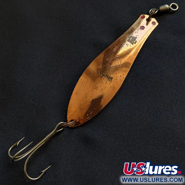 Vintage  Prescott Spinner Little Doctor troll, 3/5oz copper fishing spoon #18405