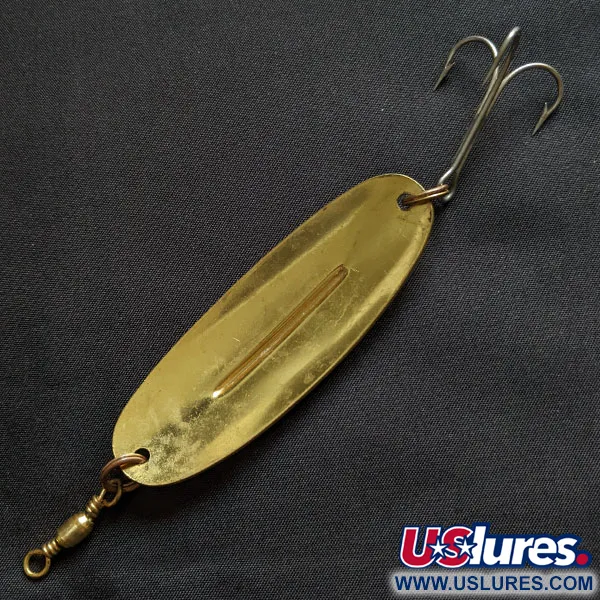 Vintage   Williams Wabler W60, 3/4oz gold fishing spoon #18415