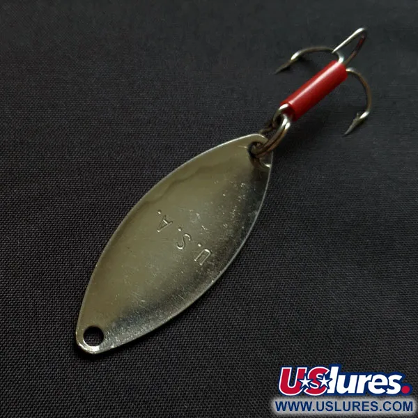 Vintage   Mepps Spoon 1, 1/4oz nickel fishing spoon #18417