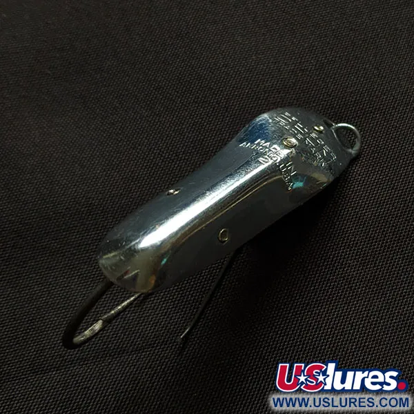 Vintage   Pflueger Chum 2, 1/4oz nickel fishing spoon #18418