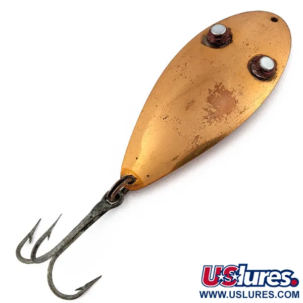 Vintage   Paul Bunyan Flash eye spoon, 3/5oz copper fishing spoon #18432