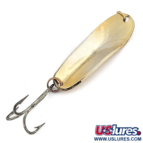 Vintage   Pflueger Chum 2, 1/4oz gold fishing spoon #18435