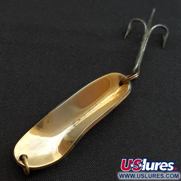 Vintage   Pflueger Chum 2, 1/4oz gold fishing spoon #18435