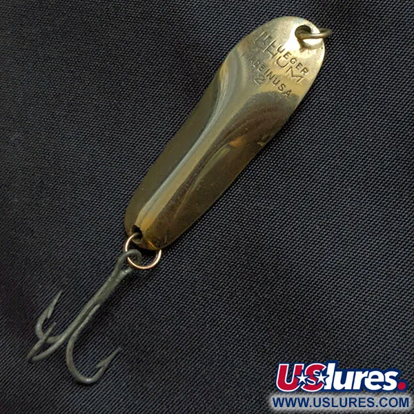 Vintage   Pflueger Chum 2, 1/4oz gold fishing spoon #18435
