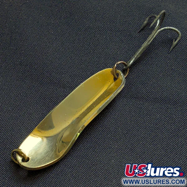 Vintage   Pflueger Chum 2, 1/4oz gold fishing spoon #18435