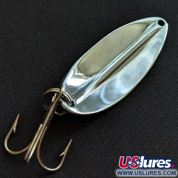 Vintage  TODDCO Main liner , 1/2oz nickel fishing spoon #18436