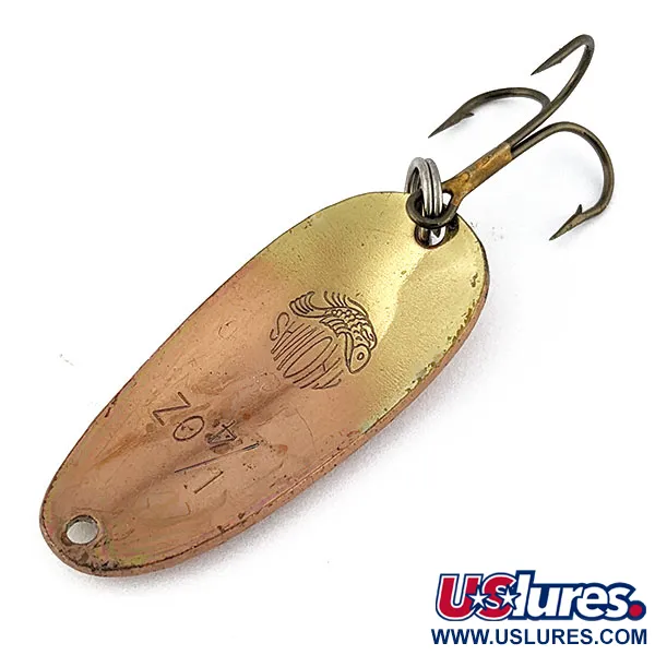 Vintage   Thomas Colorado, 1/4oz gold/copper fishing spoon #18442