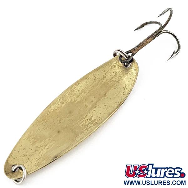 Vintage   Sutton West River, 1/4oz gold fishing spoon #18445